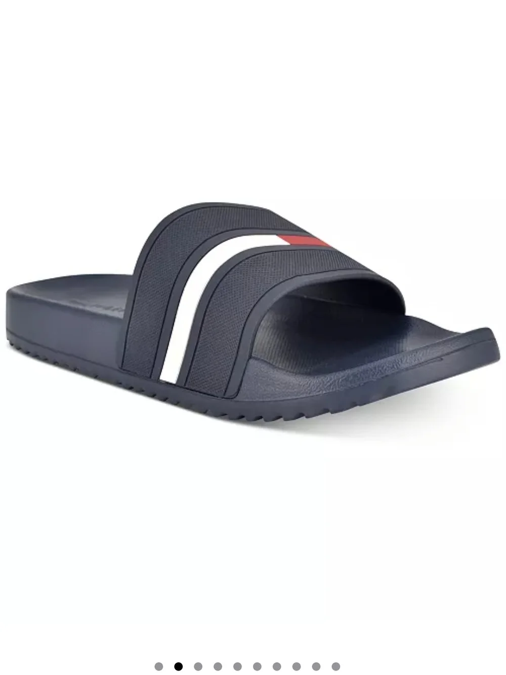 Tommy Hilfiger Men's Redder Flag Logo Pool Slide Sandals